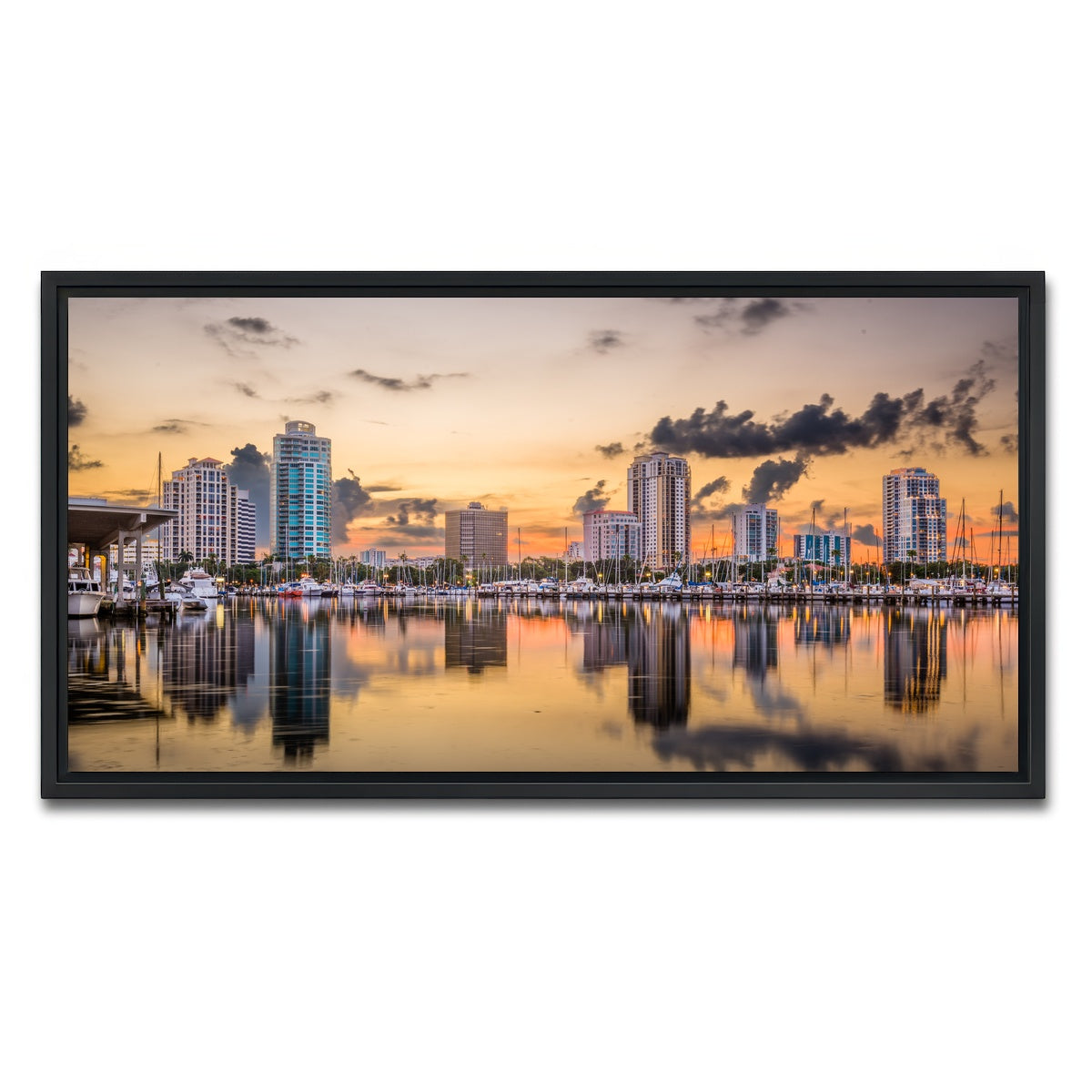 AUTO-MOCKUP WHITE | St. Petersburg | 1 Piece | Black Framed Canvas | group=2x1