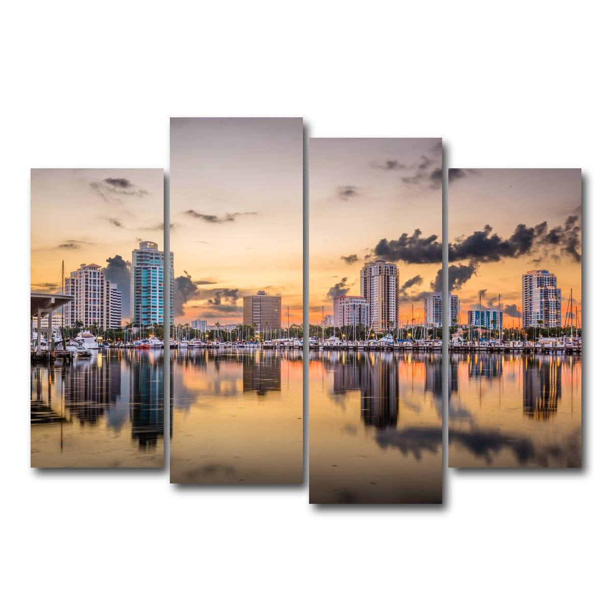 AUTO-MOCKUP WHITE | St. Petersburg | 4 Piece | Gallery Wrap Canvas | group=4_normal