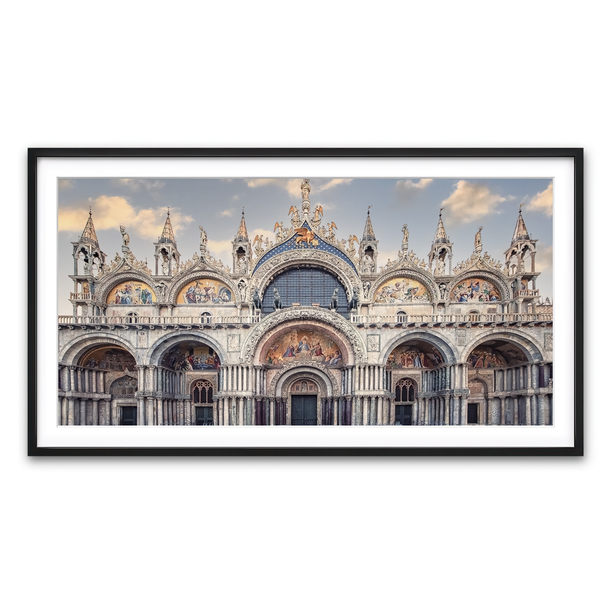 Framed Print 2x1 Black