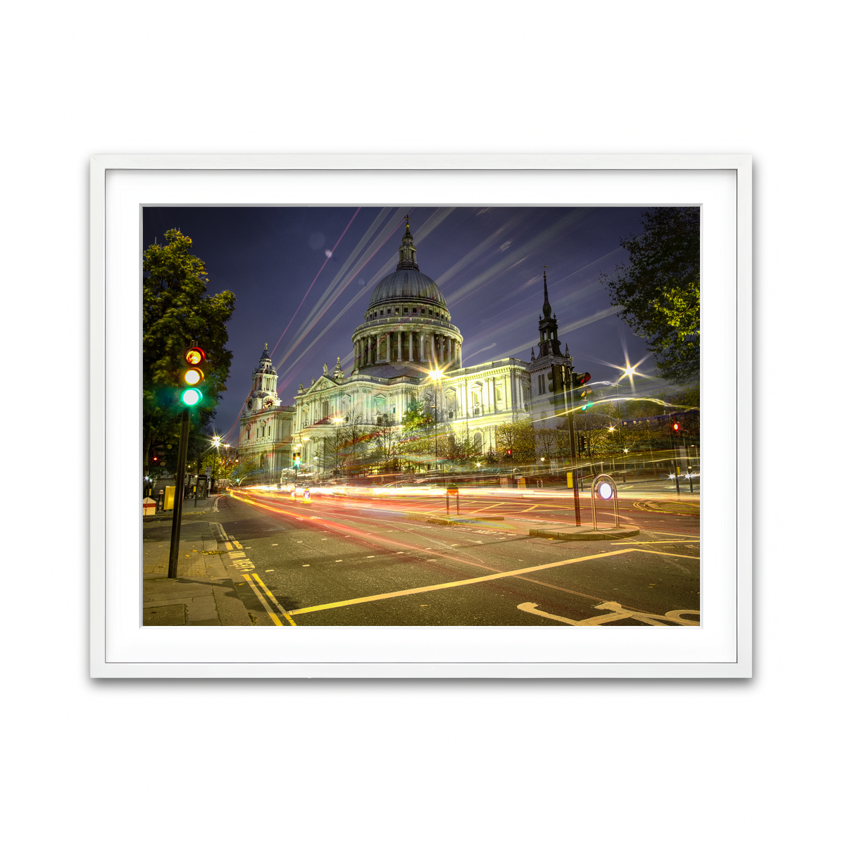 Framed Print 4x3 White