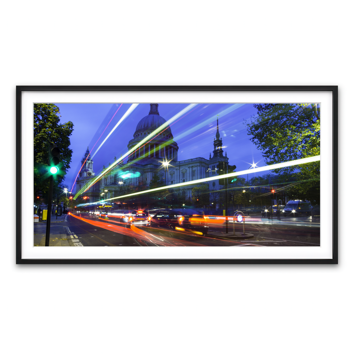 Framed Print 2x1 Black