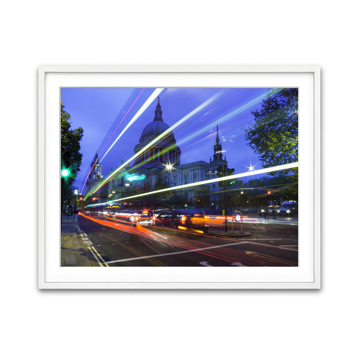 Framed Print 4x3 White