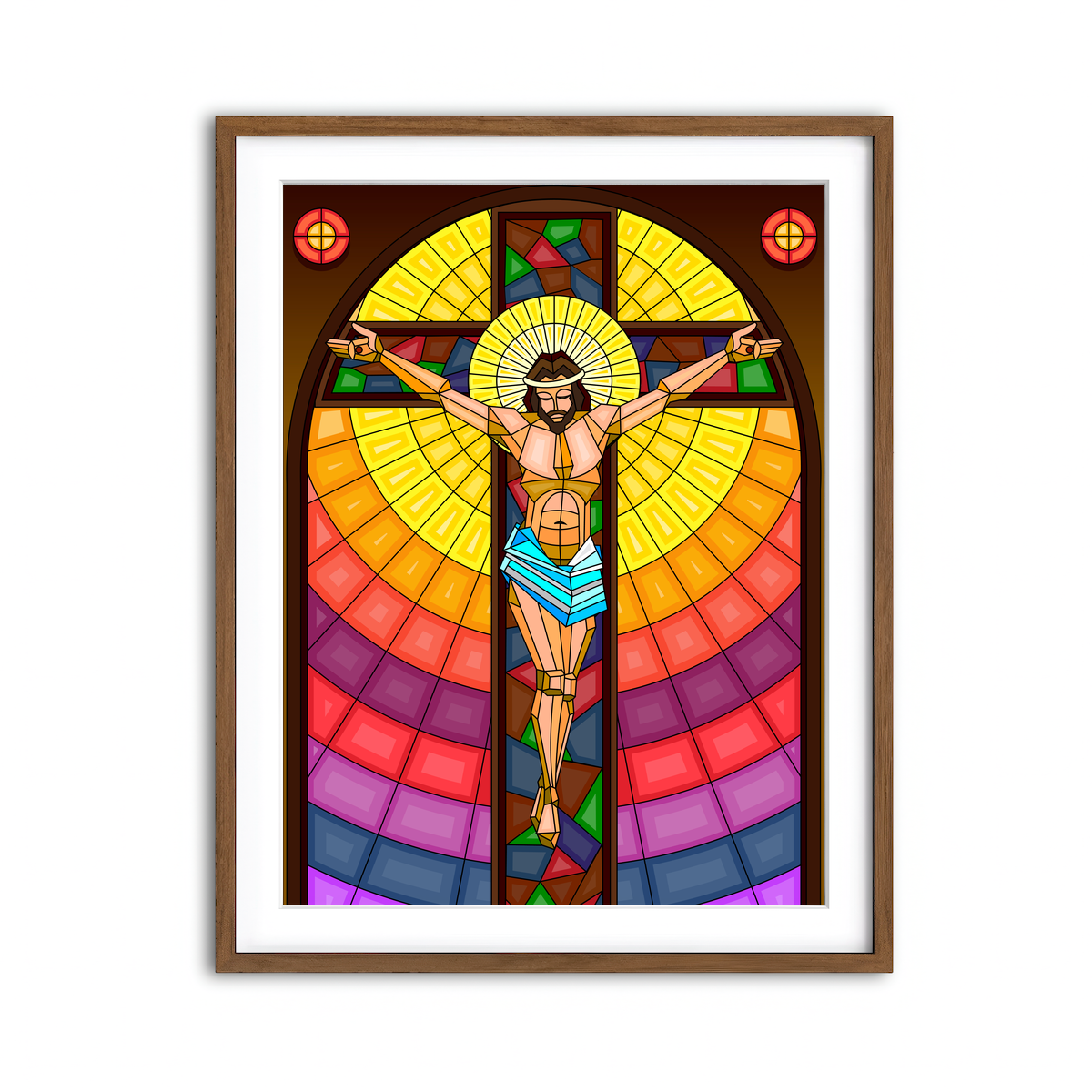 Framed Print 3x4 Walnut