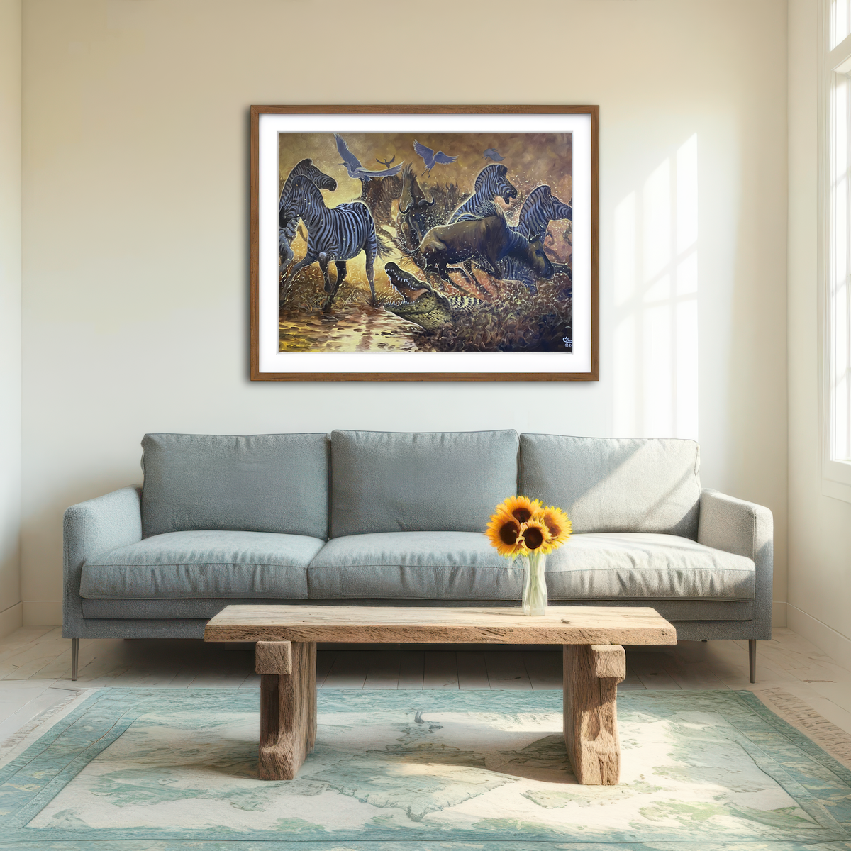 AUTO-MOCKUP ROOM | Stampede Wall Art
