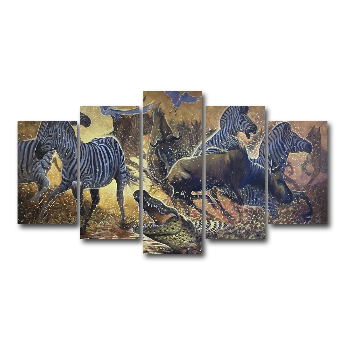 AUTO-MOCKUP WHITE | Stampede | 5 Piece | Gallery Wrap Canvas | group=5_normal