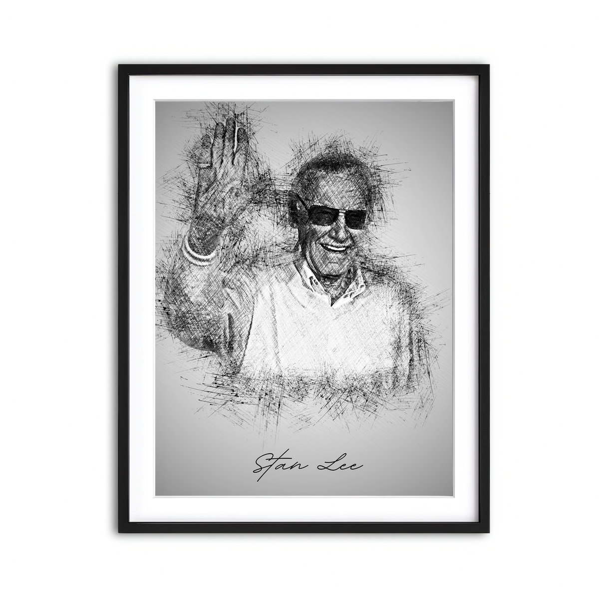 Framed Print 3x4 Black