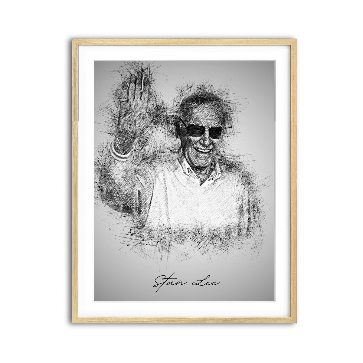 Framed Print 3x4 Natural