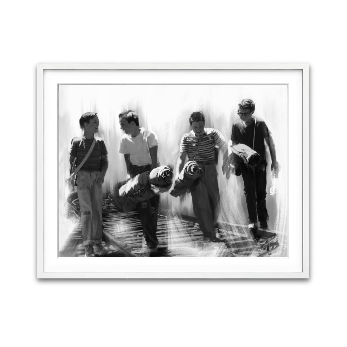 Framed Print 4x3 White