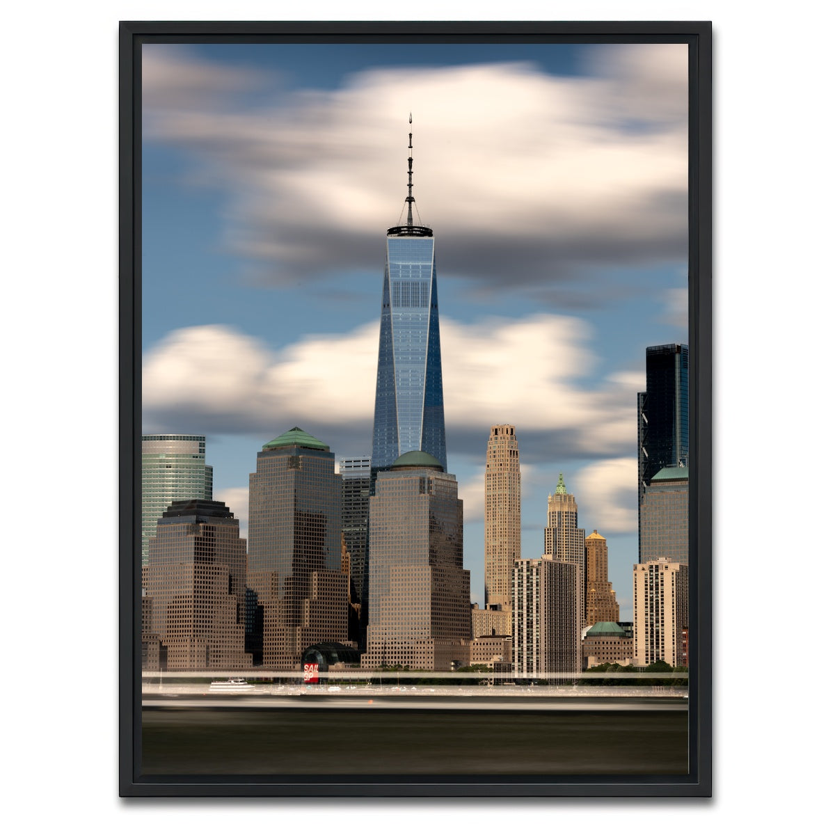 AUTO-MOCKUP WHITE | Standing Proud | 1 Piece | Black Framed Canvas | group=3x4