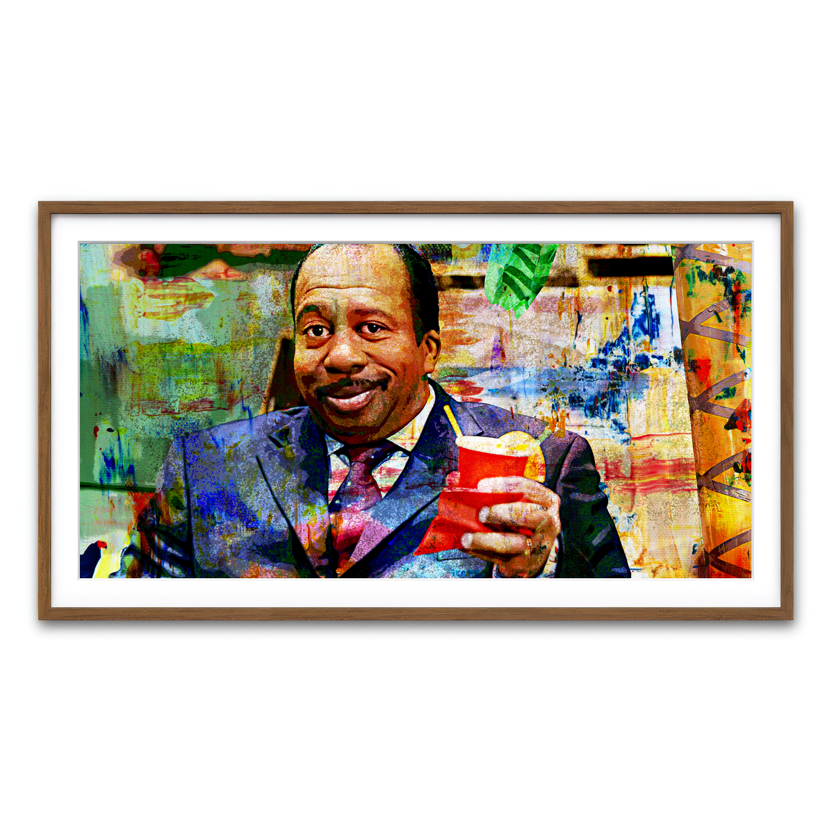 Framed Print 2x1 Walnut