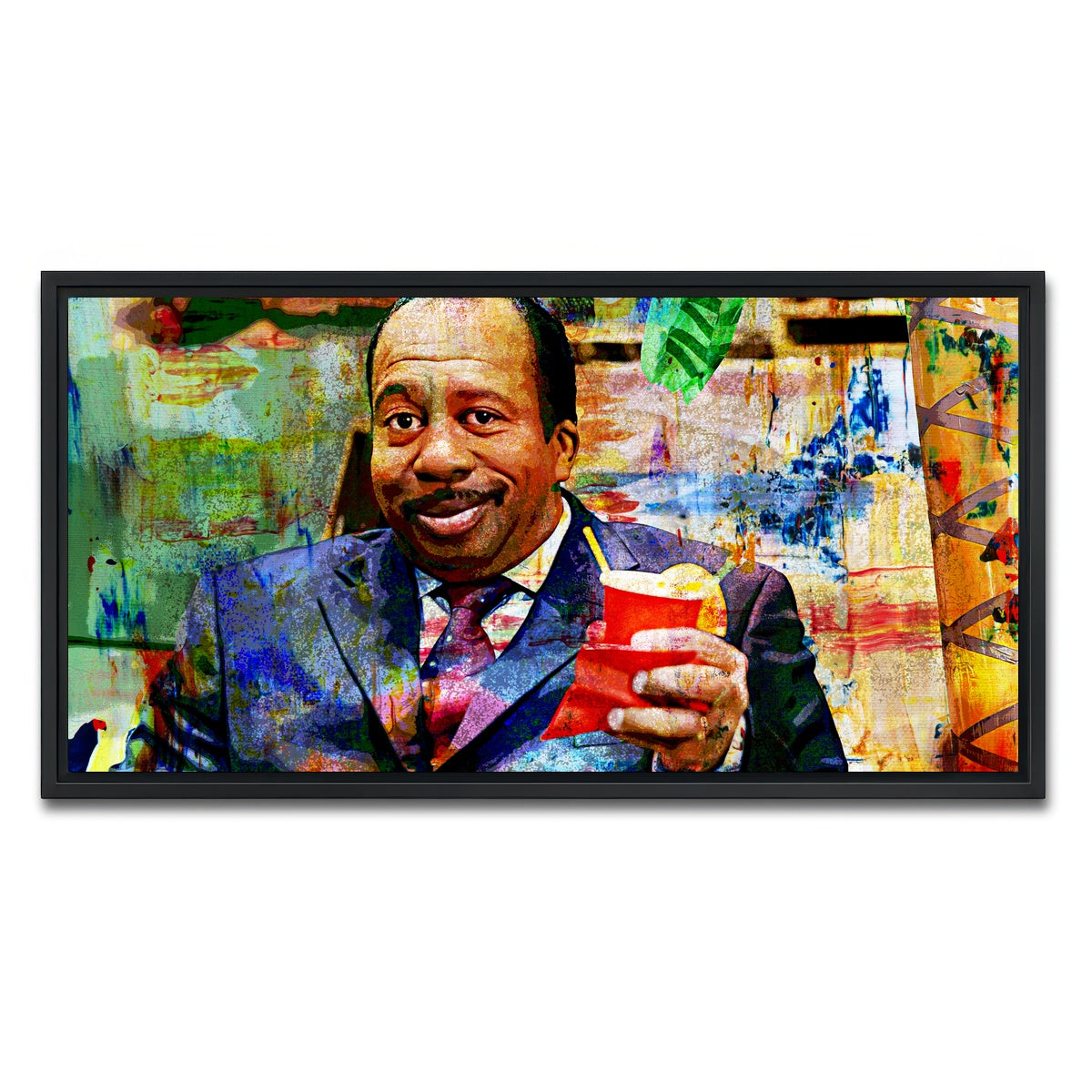 AUTO-MOCKUP WHITE | Stanley - The Office | 1 Piece | Black Framed Canvas | group=2x1