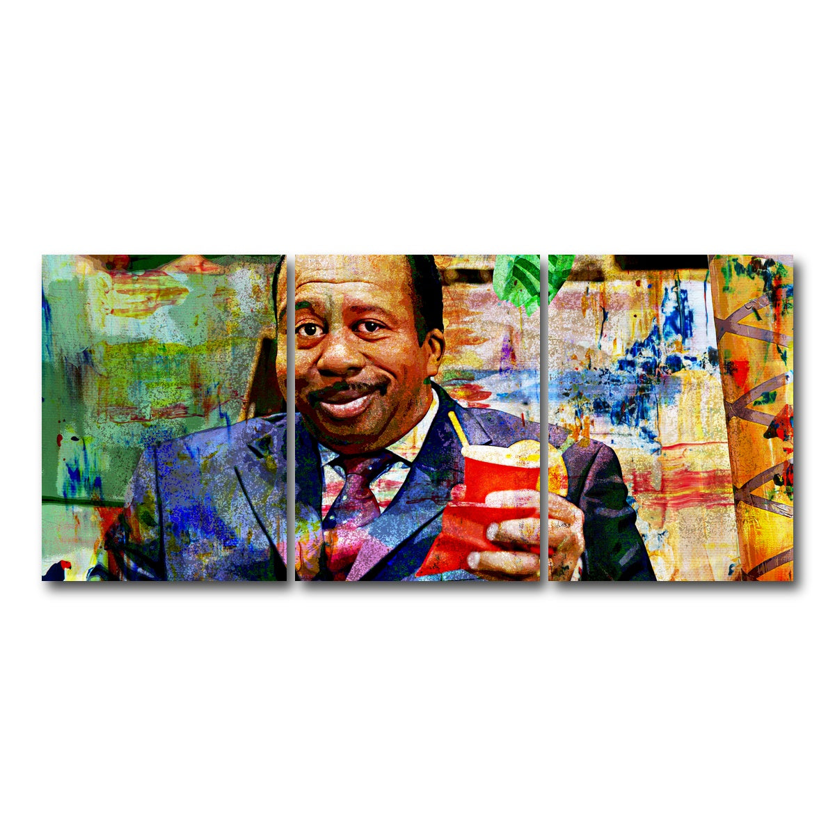 AUTO-MOCKUP WHITE | Stanley - The Office | 3 Piece | Gallery Wrap Canvas | group=18x24