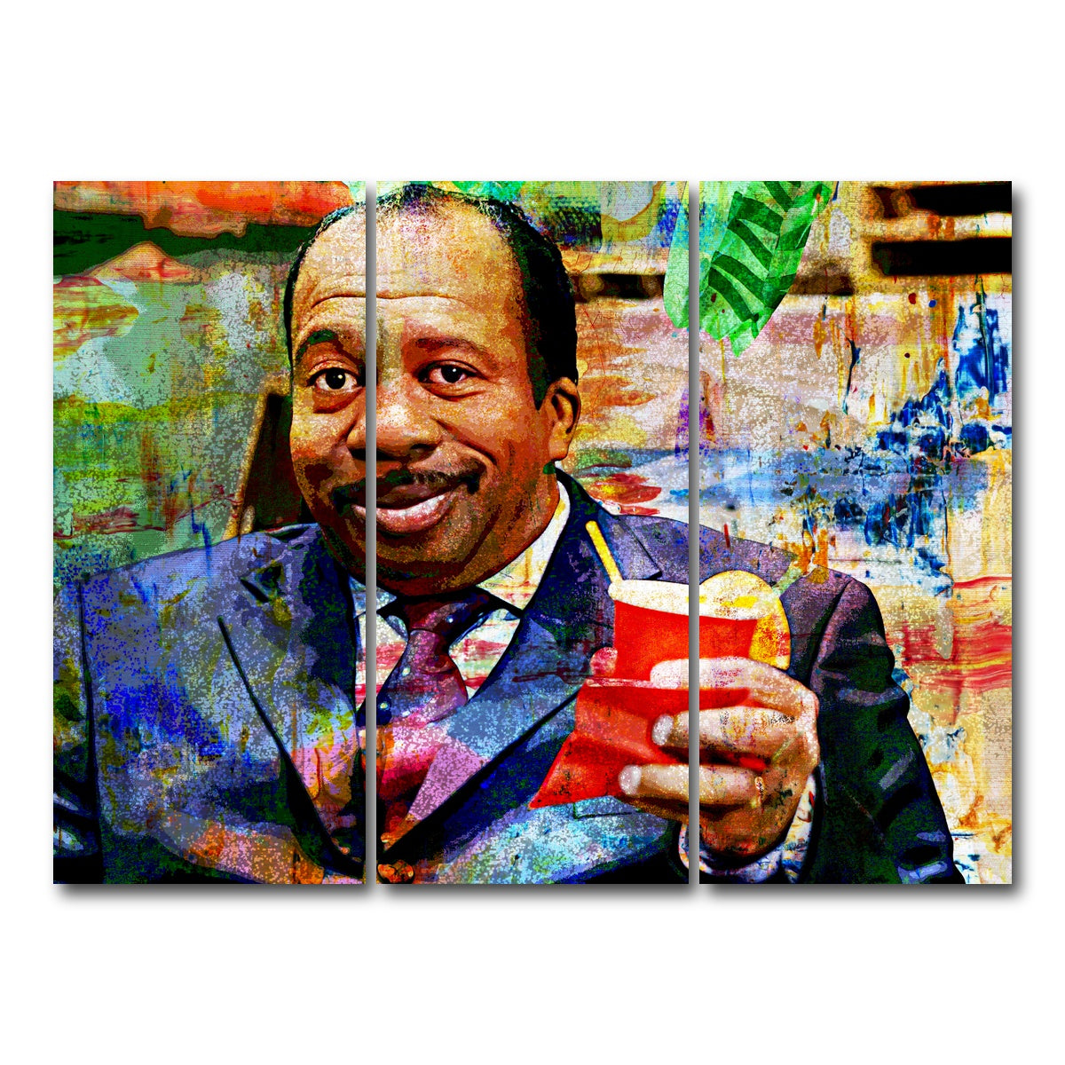 AUTO-MOCKUP WHITE | Stanley - The Office | 3 Piece | Gallery Wrap Canvas | group=8x18