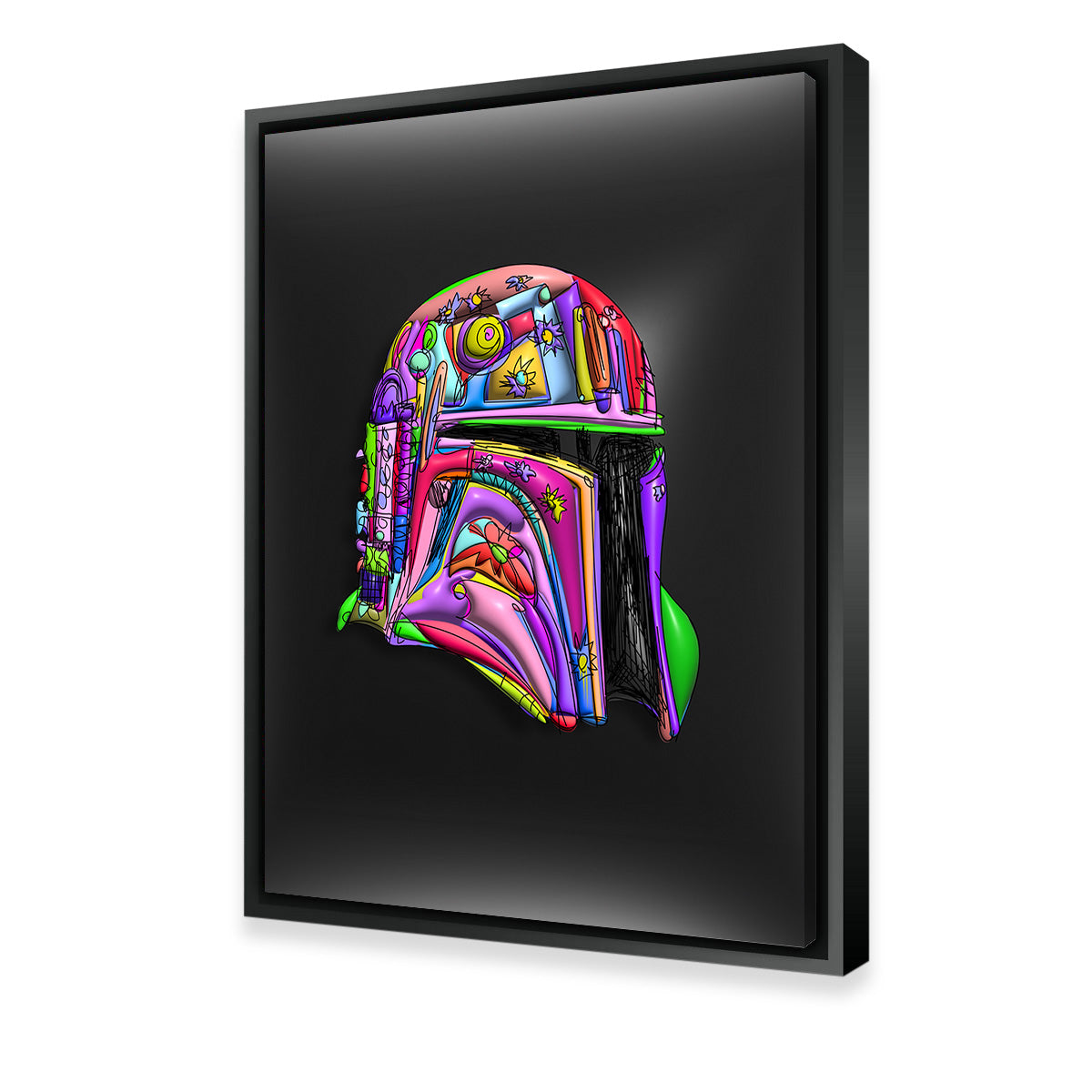 Star Wars Helmet Wall Art