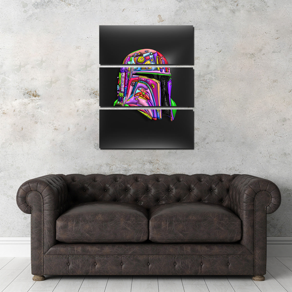 Star Wars Helmet Wall Art