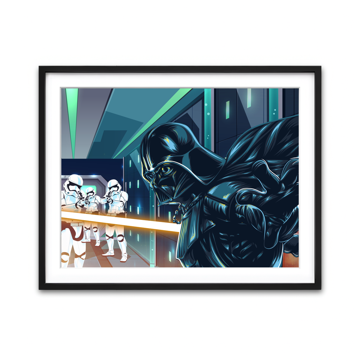 Framed Print 4x3 Black