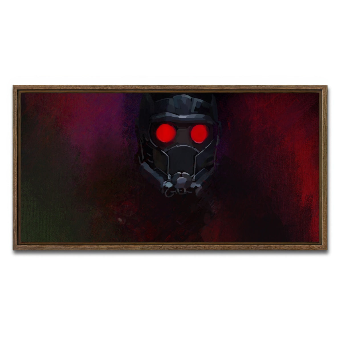 AUTO-MOCKUP WHITE | Star lord | 1 Piece | Walnut Framed Canvas | group=2x1