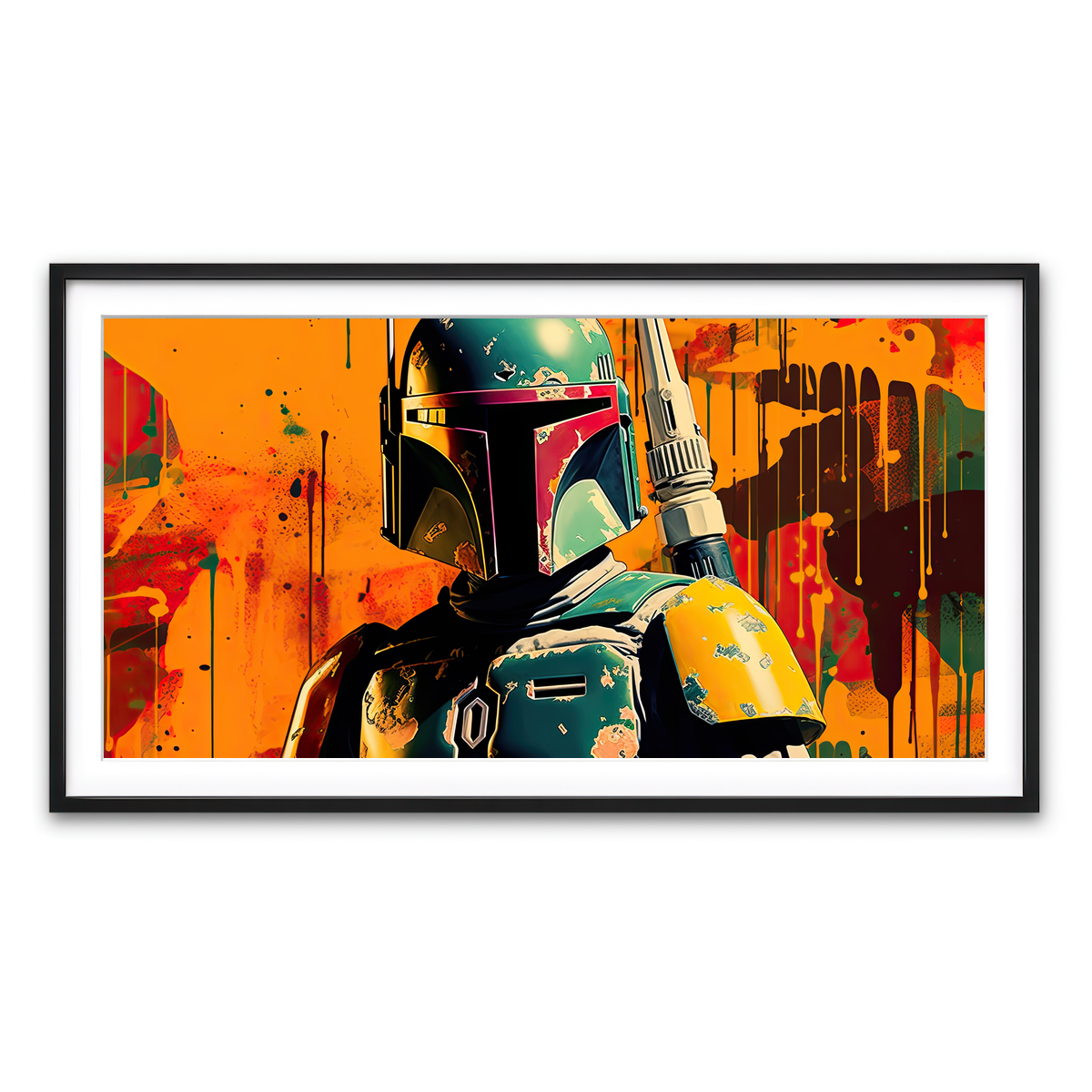 Framed Print 2x1 Black