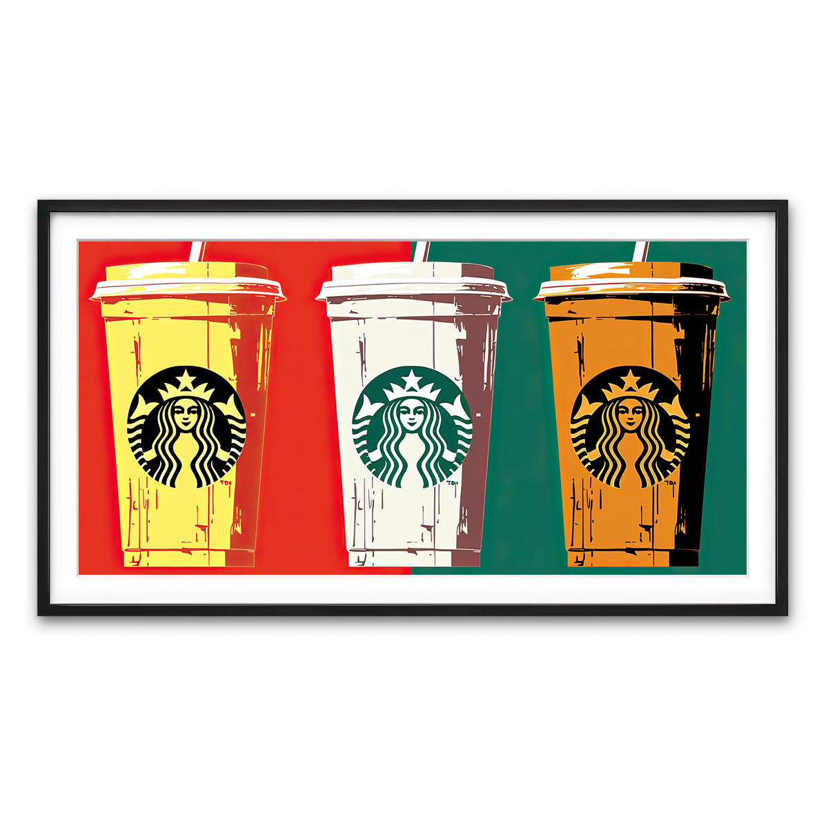 Framed Print 2x1 Black