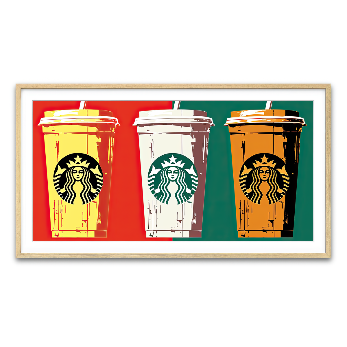 Framed Print 2x1 Natural