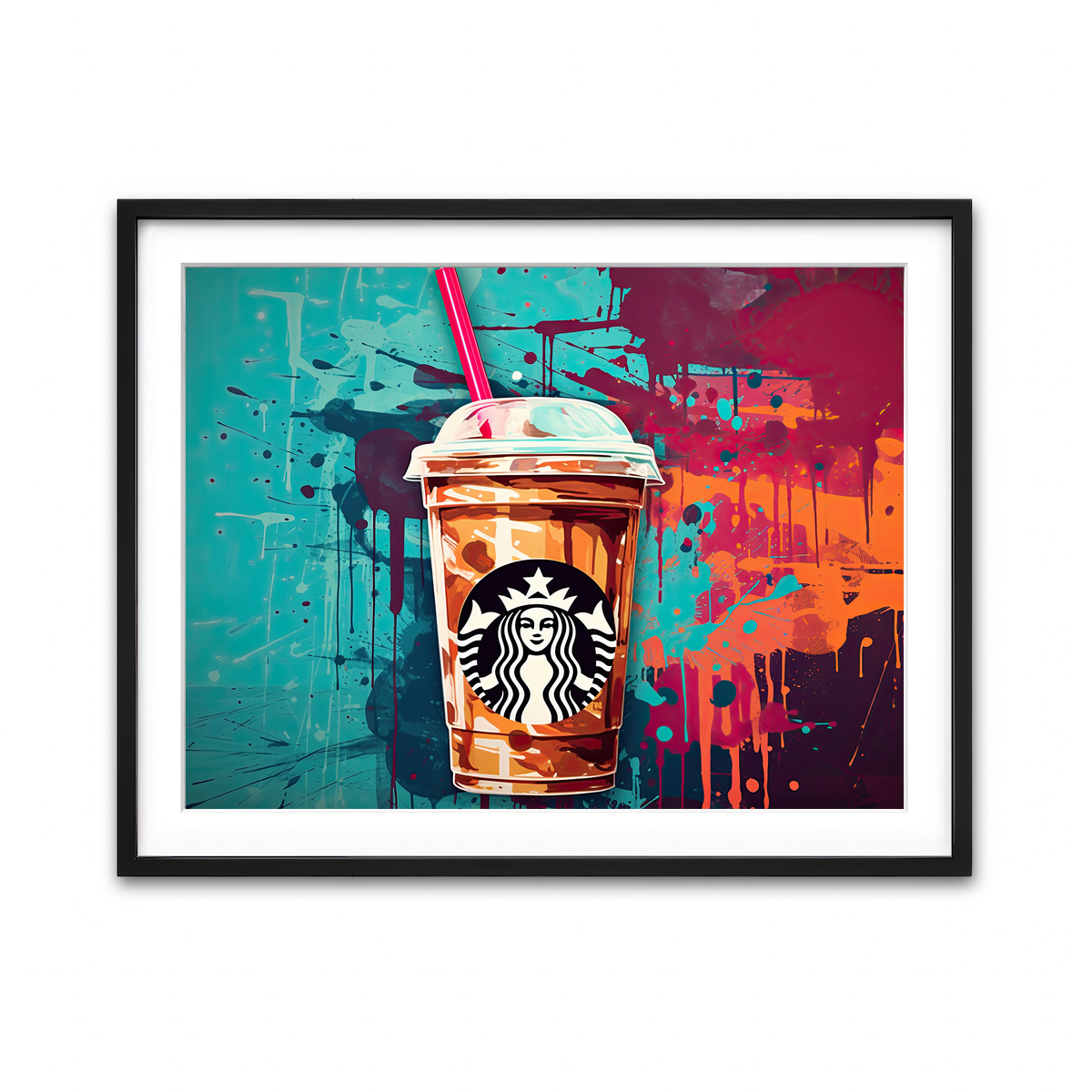 Framed Print 4x3 Black