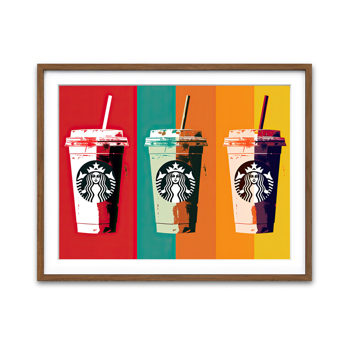 Framed Print 4x3 Walnut