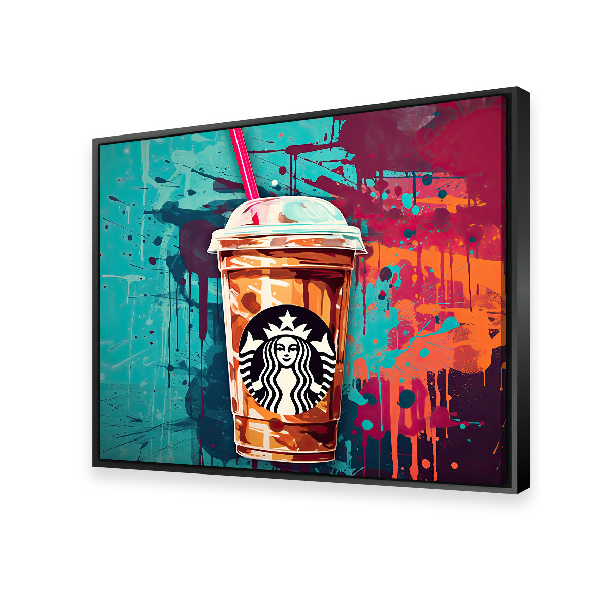Starbucks Coffee Warhol Wall Art