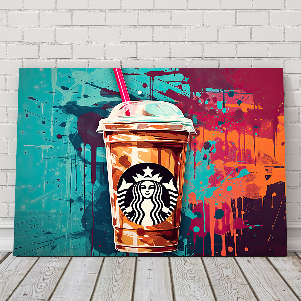 Starbucks Coffee Warhol Wall Art