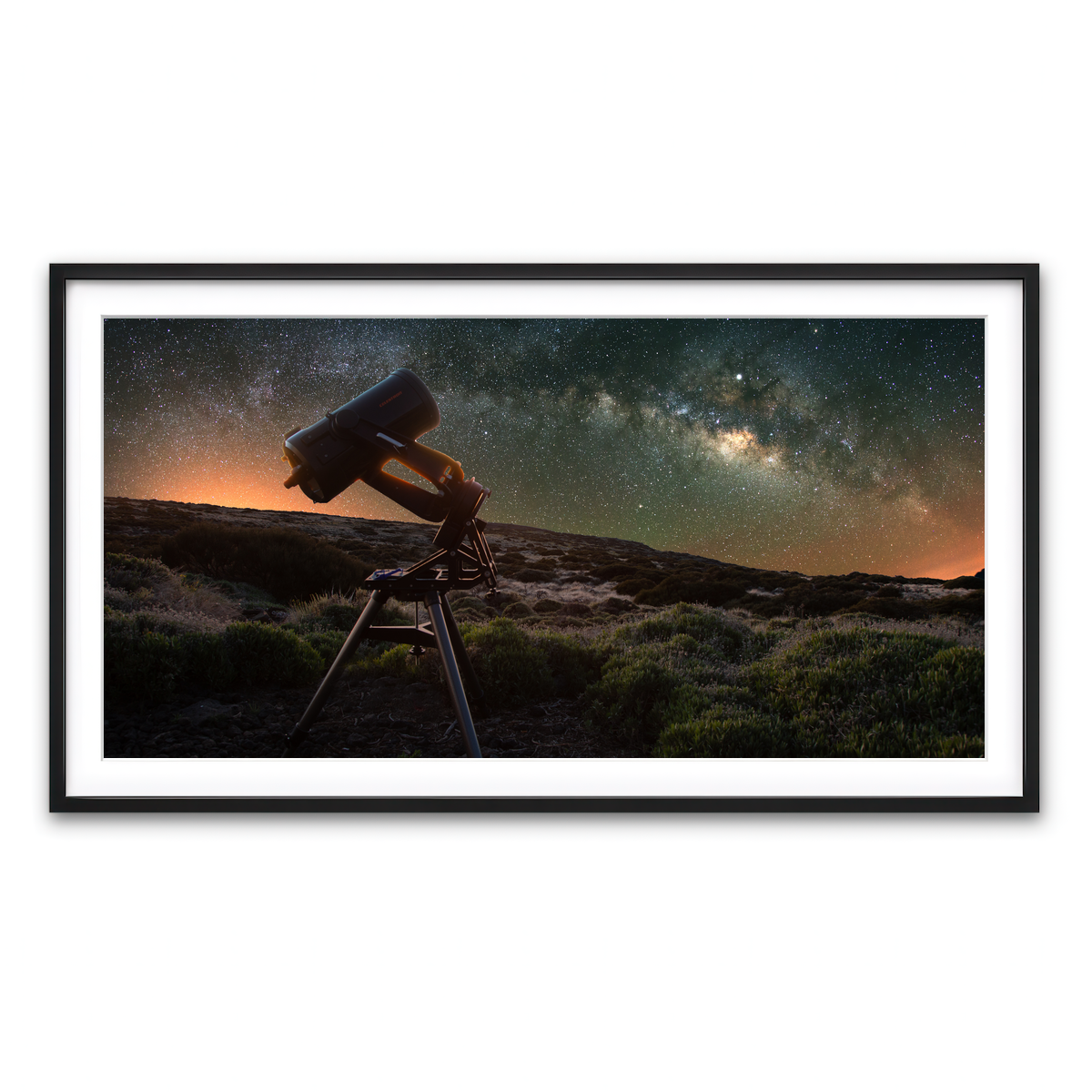 Framed Print 2x1 Black