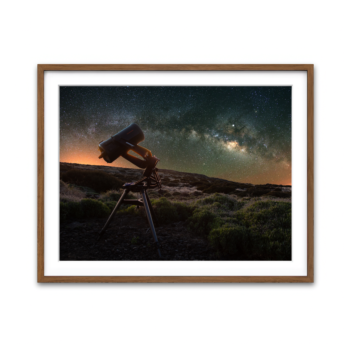 Framed Print 4x3 Walnut