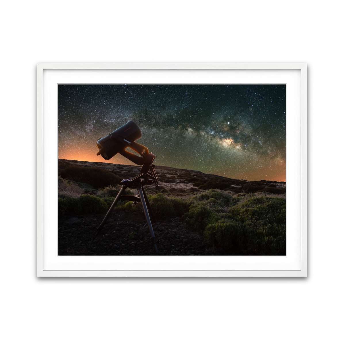 Framed Print 4x3 White