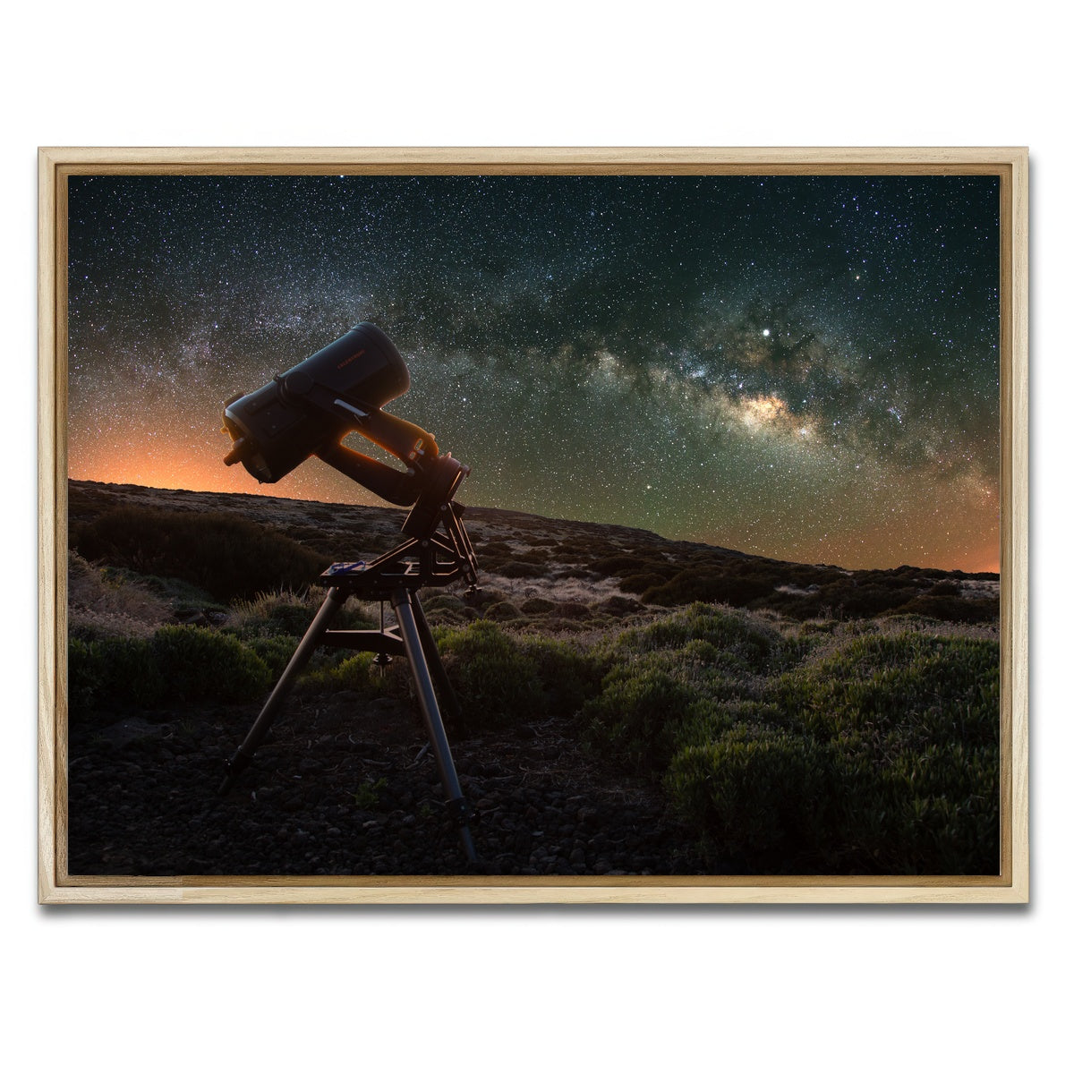 AUTO-MOCKUP WHITE | Stargazer | 1 Piece | Natural Framed Canvas | group=4x3