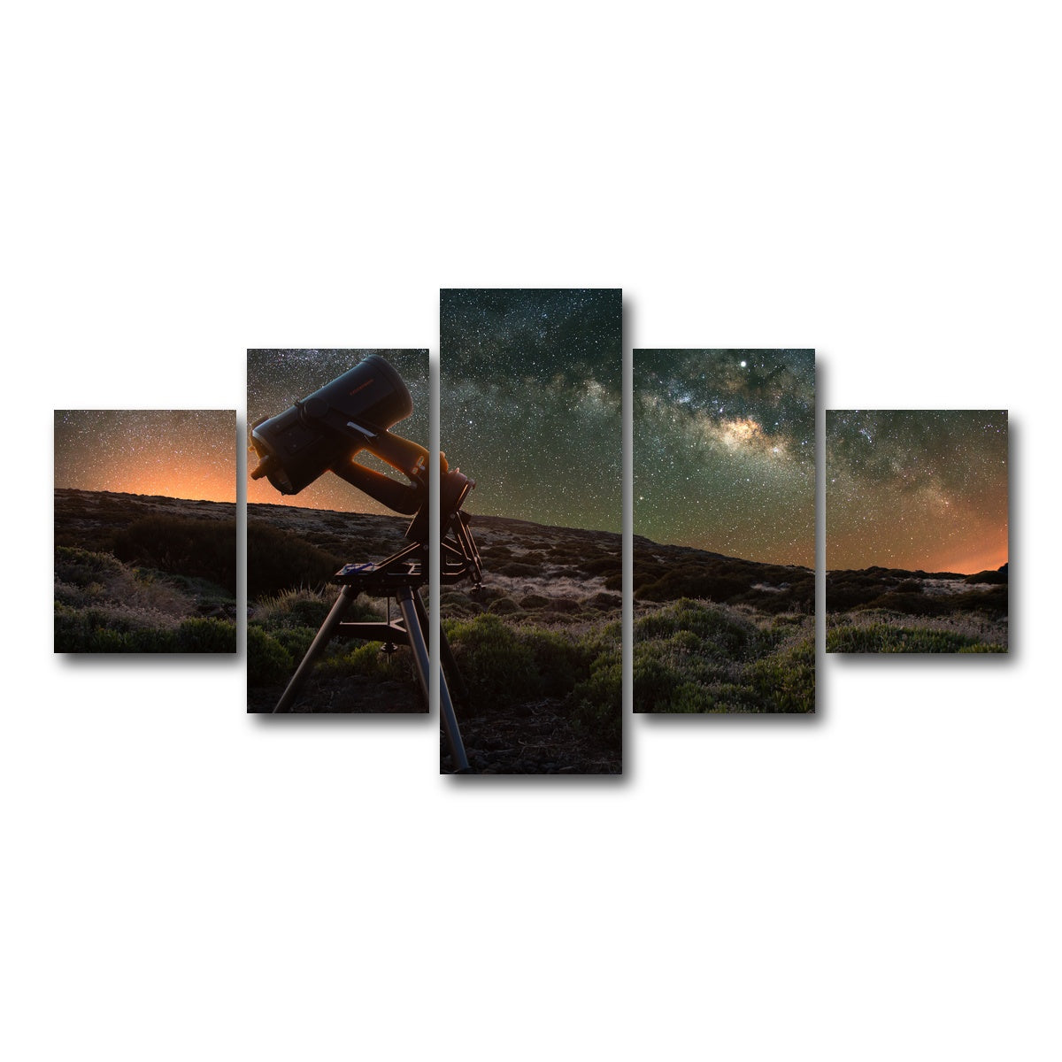 AUTO-MOCKUP WHITE | Stargazer | 5 Piece | Gallery Wrap Canvas | group=5_short