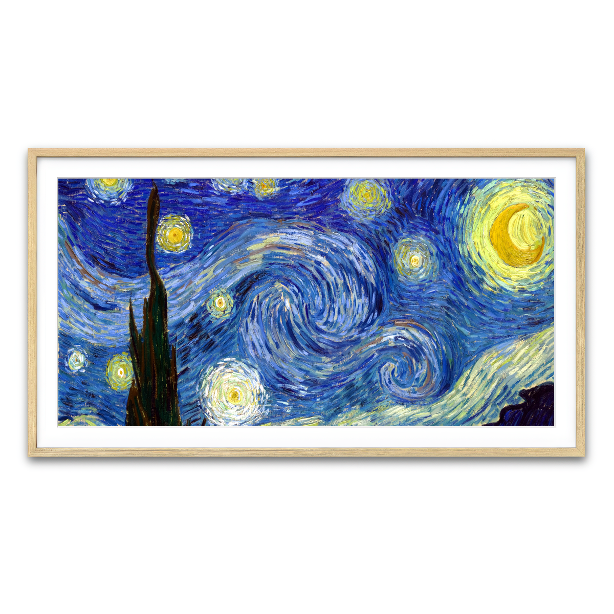 Framed Print 2x1 Natural