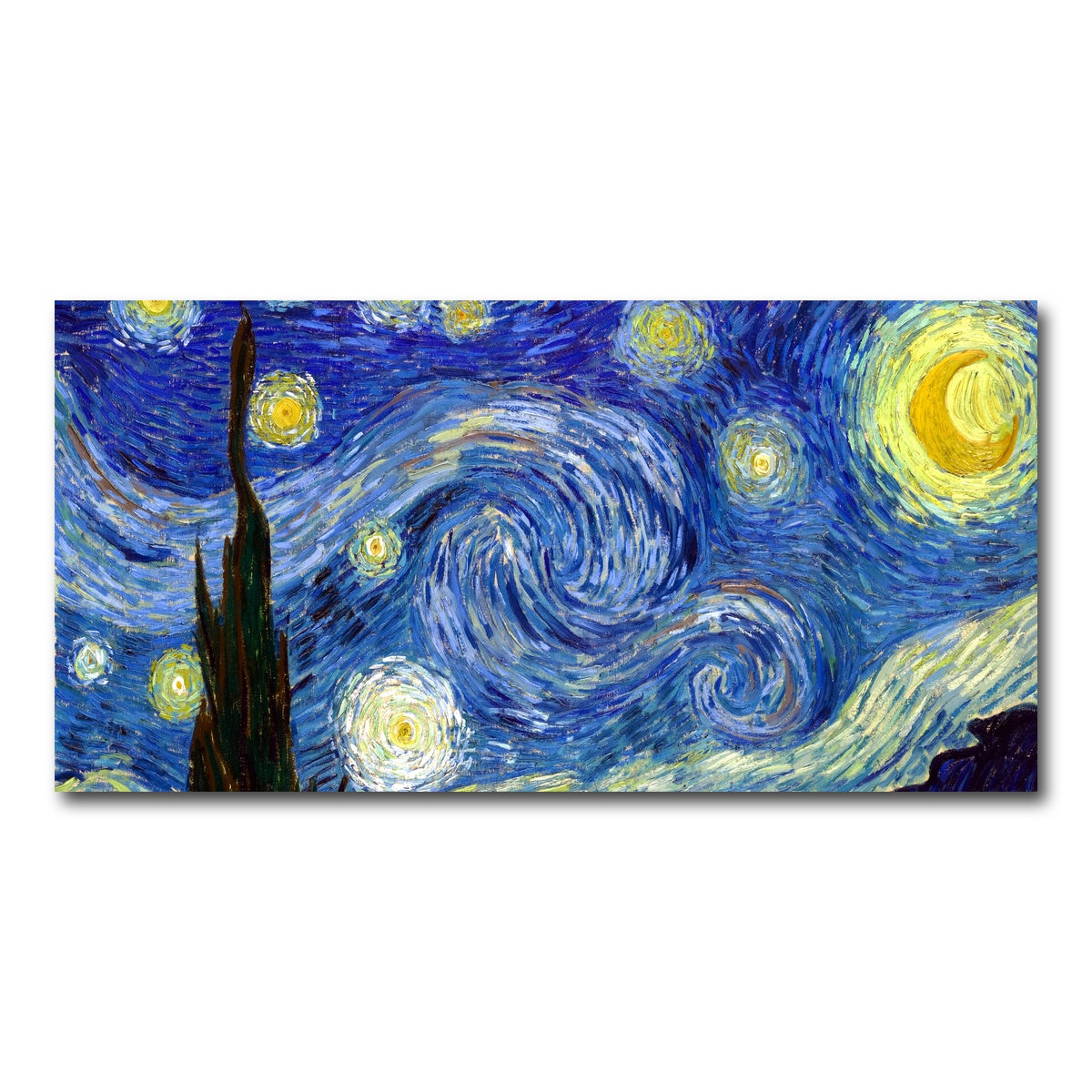 AUTO-MOCKUP WHITE | Starry Night | 1 Piece | Gallery Wrap Canvas | group=2x1