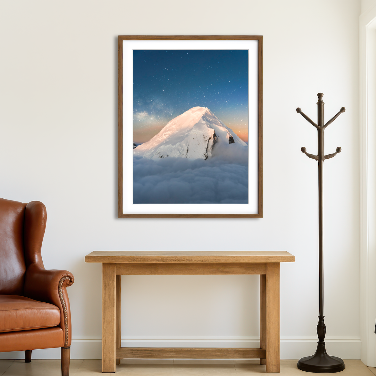 AUTO-MOCKUP ROOM | Starry Peak Wall Art