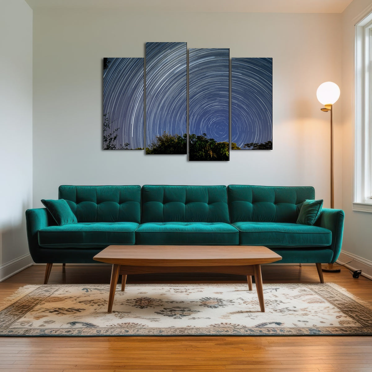 AUTO-MOCKUP ROOM | Startrail Polo Sul Celeste