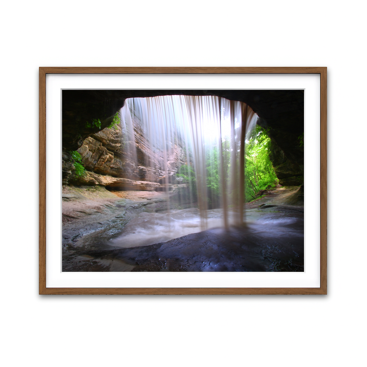 Framed Print 4x3 Walnut