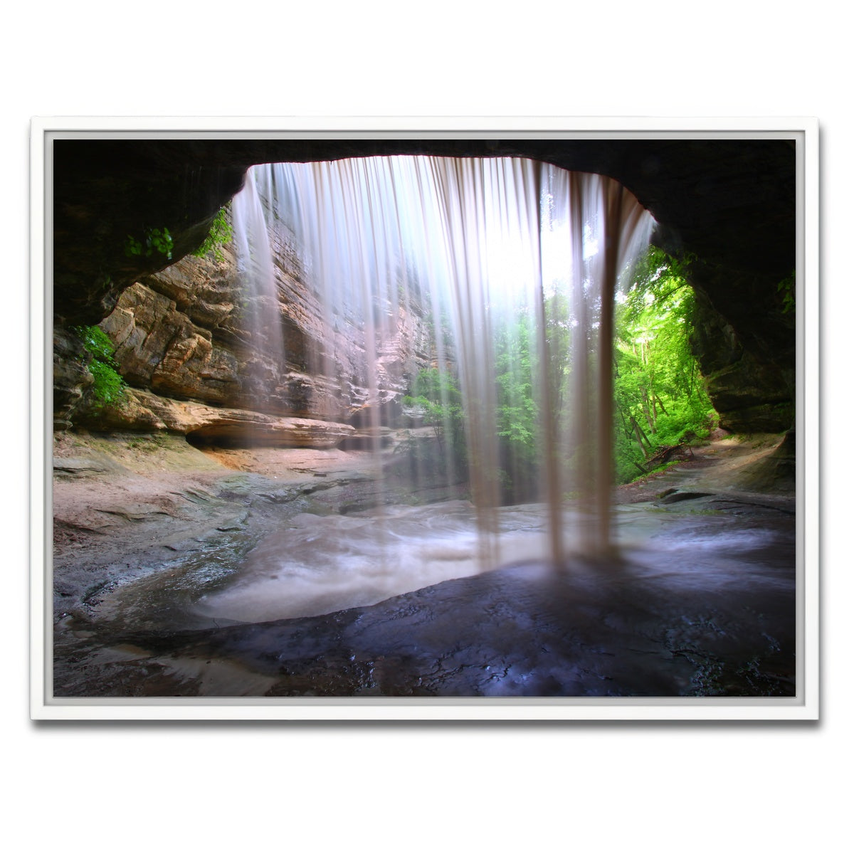 AUTO-MOCKUP WHITE | Starved Rock State Park | 1 Piece | White Framed Canvas | group=4x3