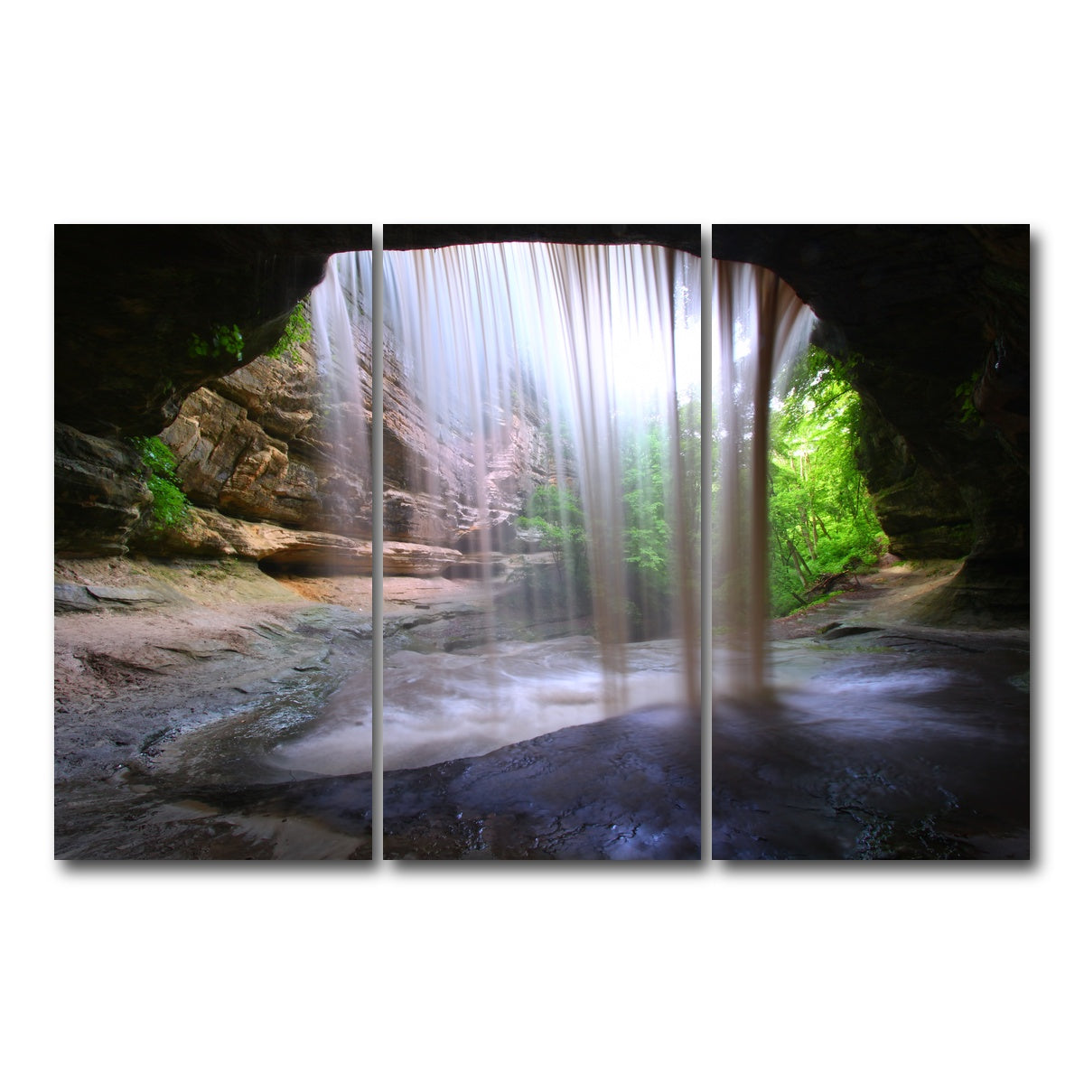 AUTO-MOCKUP WHITE | Starved Rock State Park | 3 Piece | Gallery Wrap Canvas | group=12x24