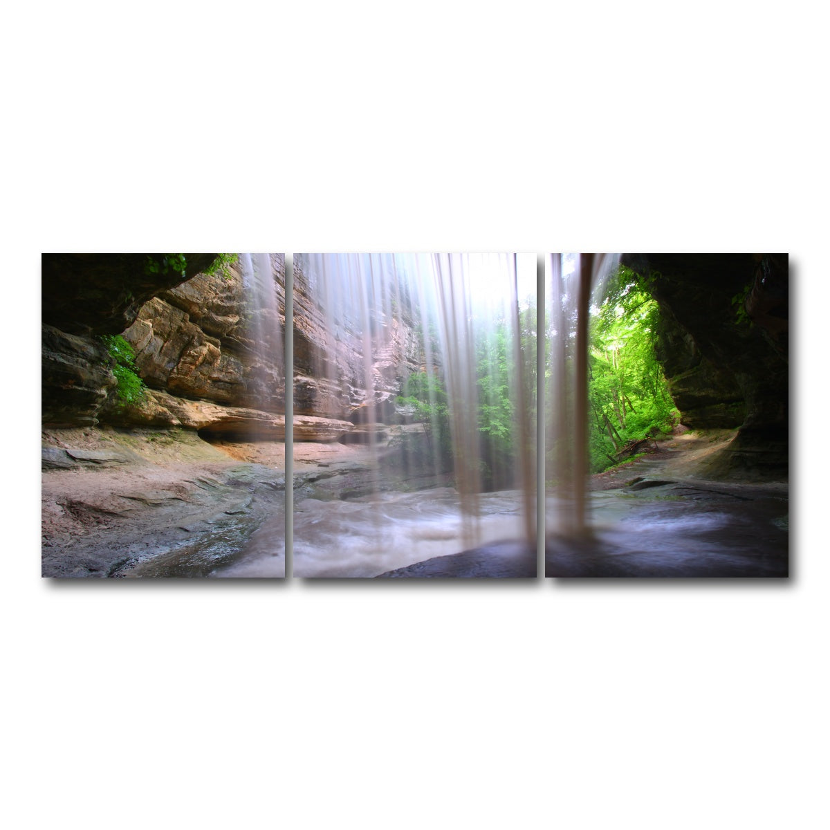 AUTO-MOCKUP WHITE | Starved Rock State Park | 3 Piece | Gallery Wrap Canvas | group=18x24