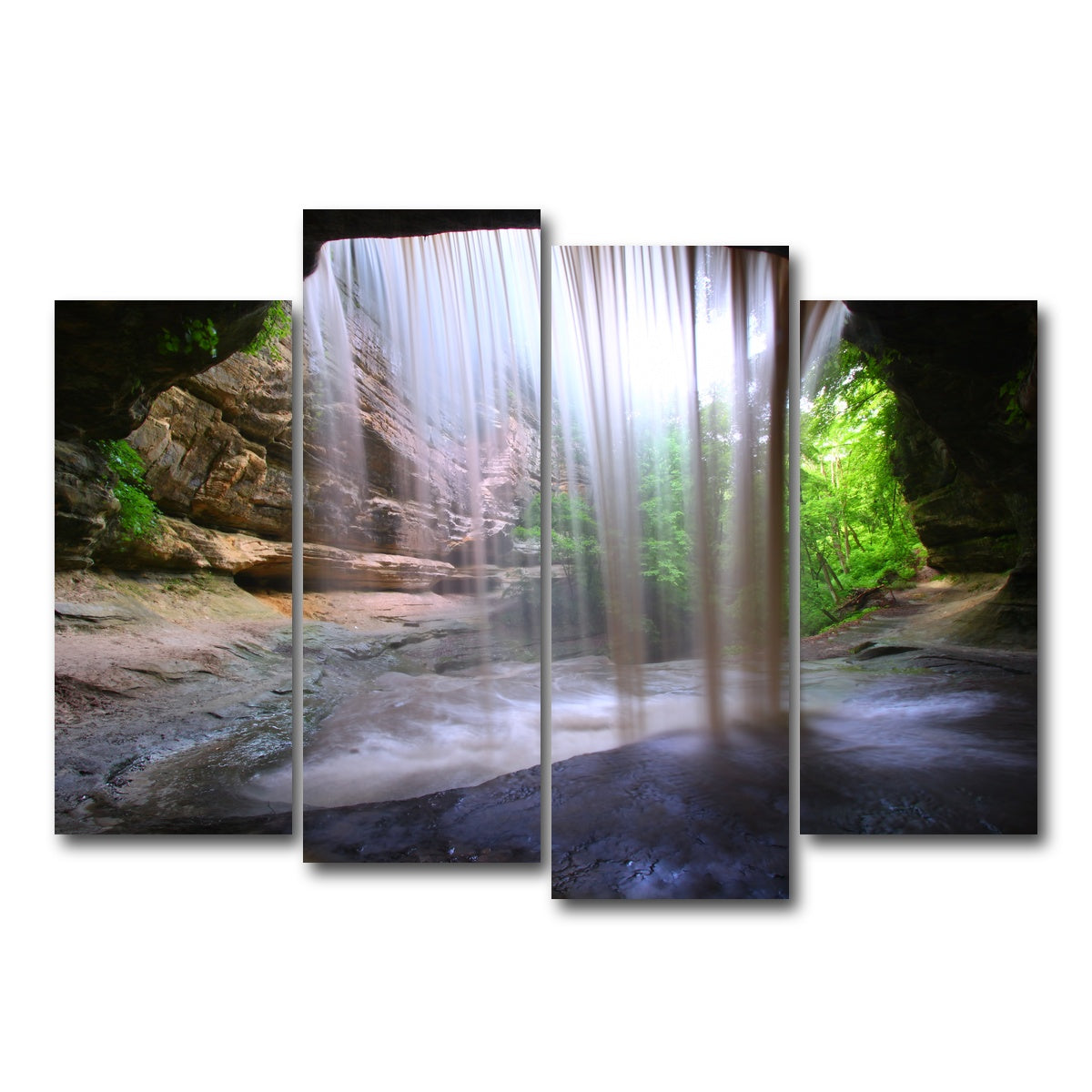 AUTO-MOCKUP WHITE | Starved Rock State Park | 4 Piece | Gallery Wrap Canvas | group=4_normal