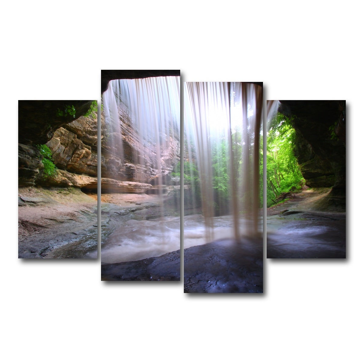 AUTO-MOCKUP WHITE | Starved Rock State Park | 4 Piece | Gallery Wrap Canvas | group=4_short