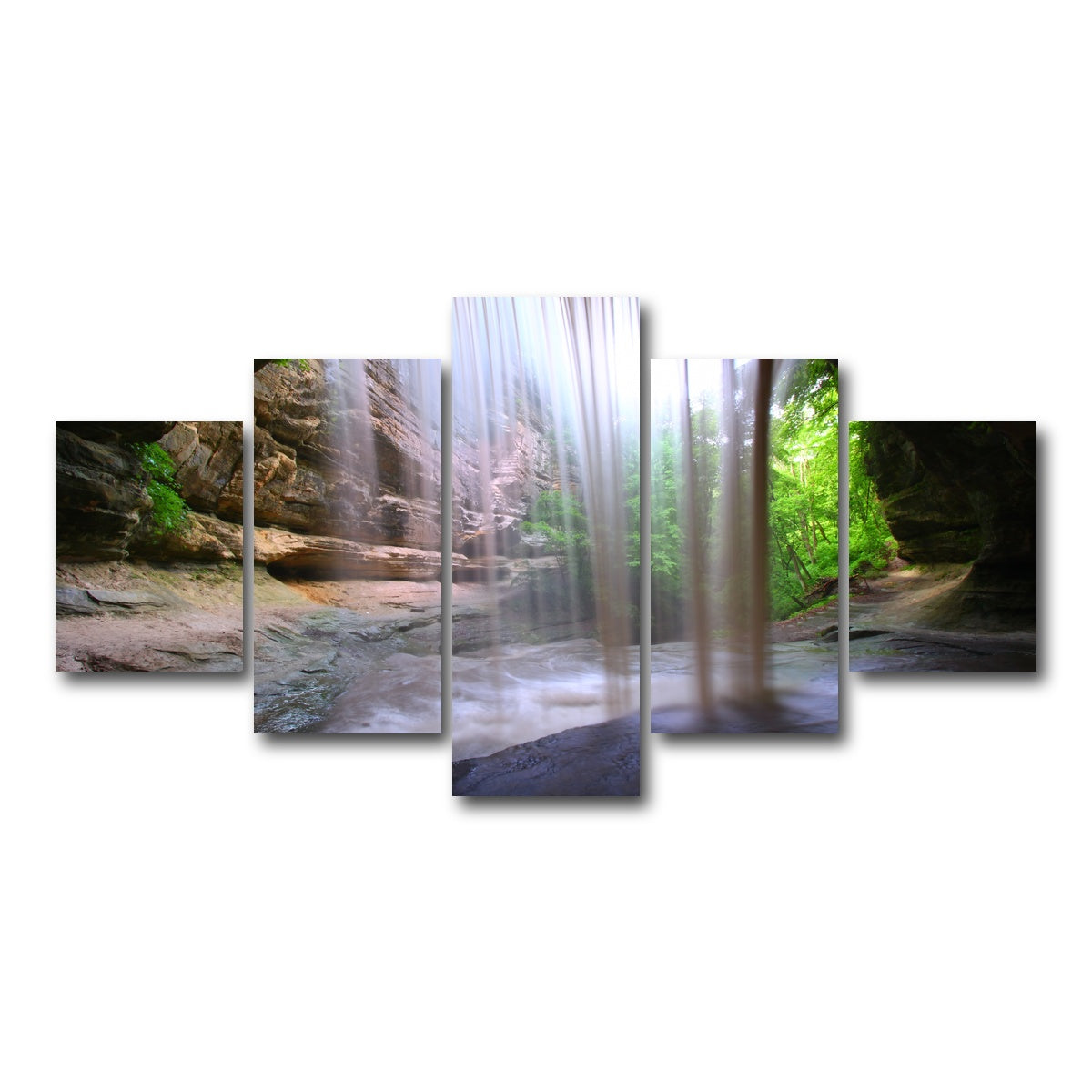 AUTO-MOCKUP WHITE | Starved Rock State Park | 5 Piece | Gallery Wrap Canvas | group=5_short