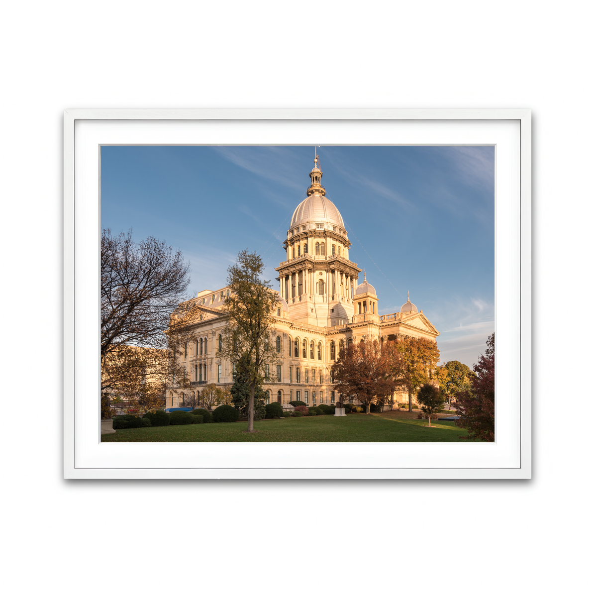 Framed Print 4x3 White