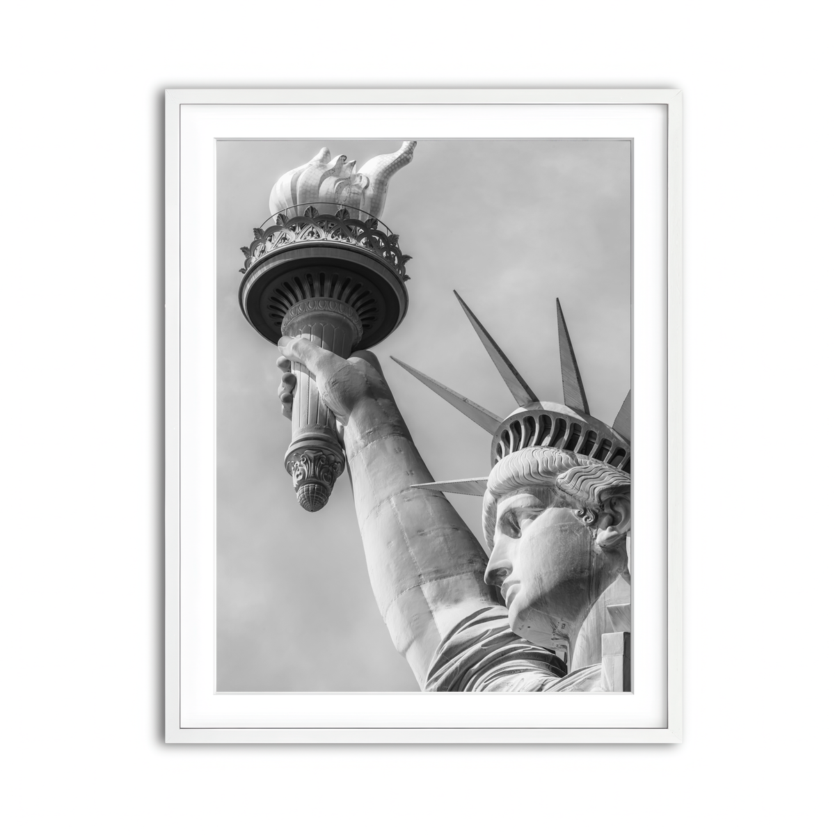 Framed Print 3x4 White