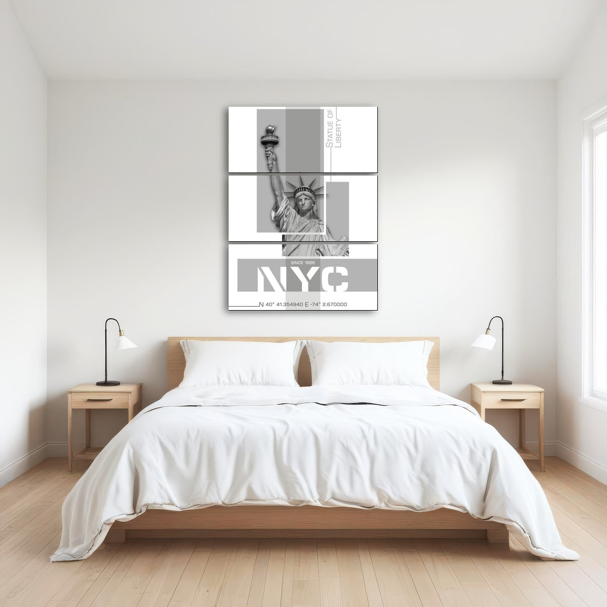 AUTO-MOCKUP ROOM | Statue of Liberty Poster Art