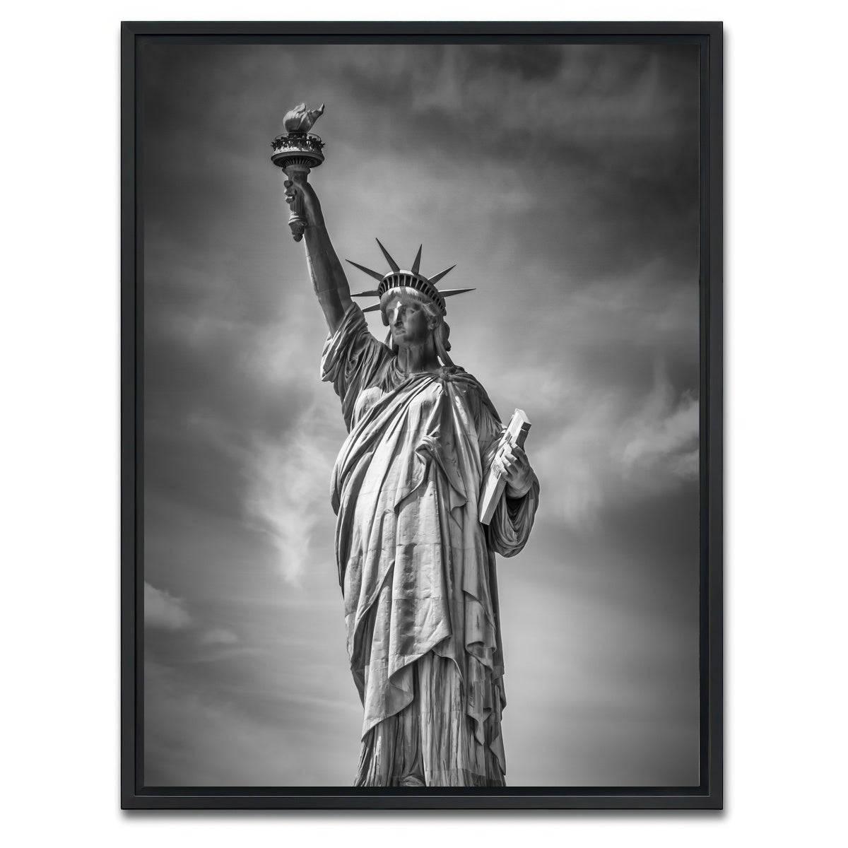 AUTO-MOCKUP WHITE | Statue of Liberty | 1 Piece | Black Framed Canvas | group=3x4