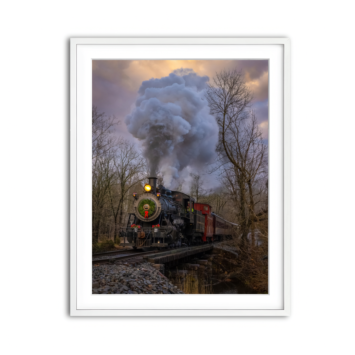 Framed Print 3x4 White