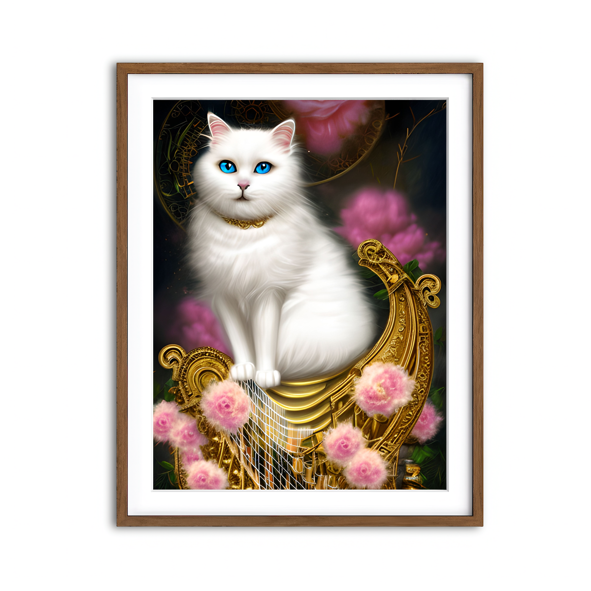 Framed Print 3x4 Walnut